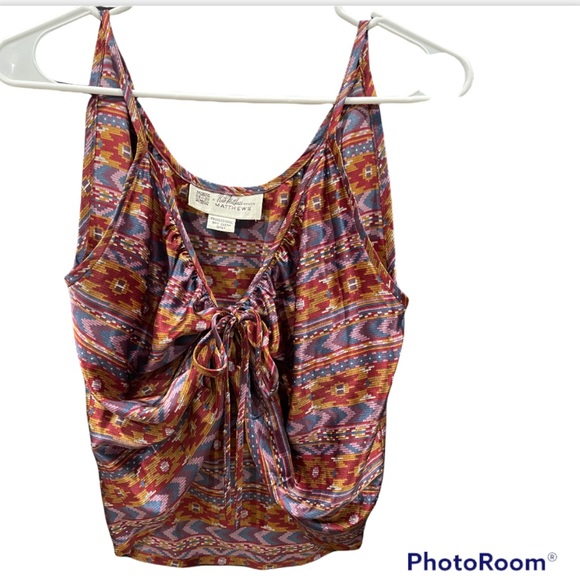 RUTH MATTHEWS DESING 2 piece silk skirt & blouse set Vintage Aztec luxury print. - Picture 3 of 16